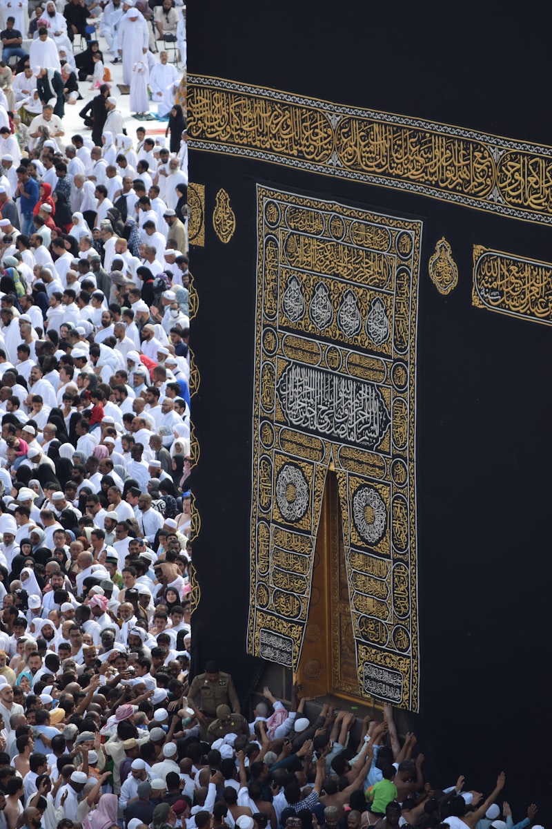 Pilgrims during Hajj